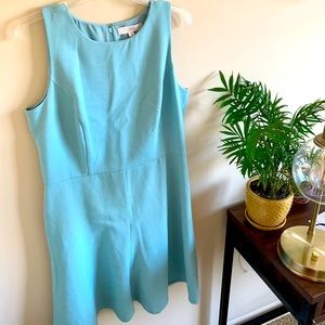 Light turquoise size 12 LOFT dress